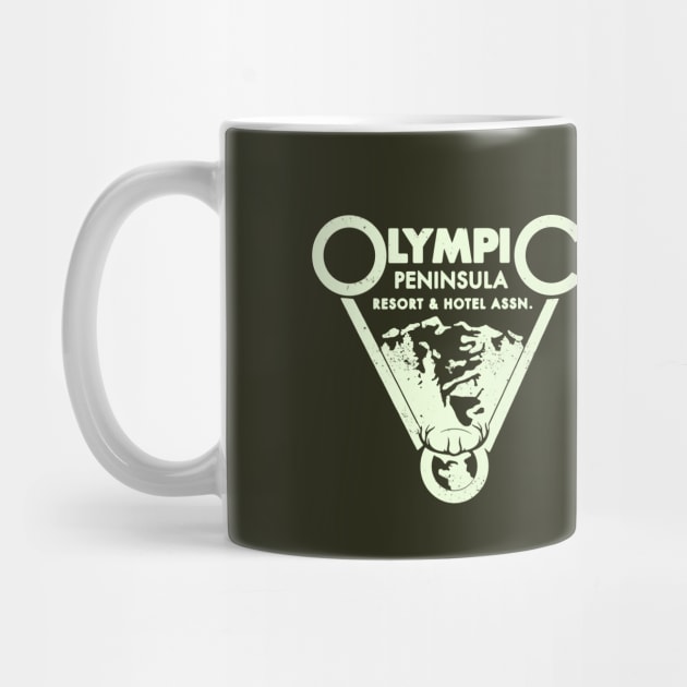 Vintage Olympic Peninsula Resort and Hotel association logo by StudioPM71